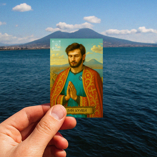 Sticker Khvicha Kvaratskhelia - Napoli View